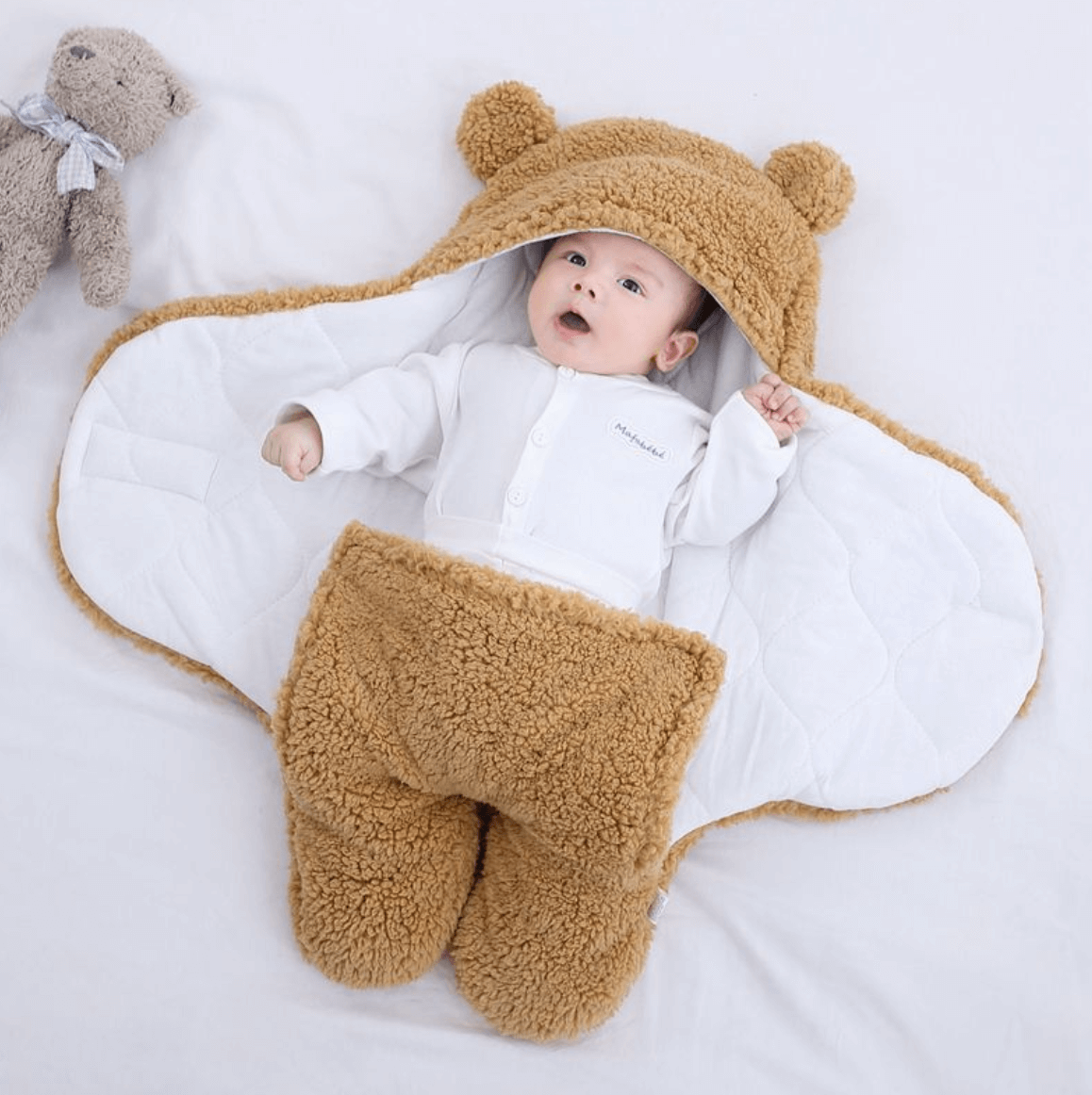 Soft Comfort Bear Swaddle