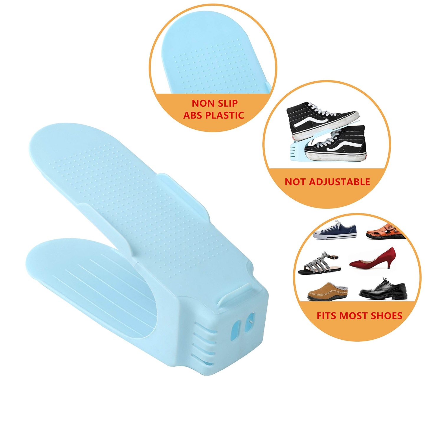 Double-layer shoe rack storage artifact