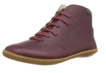 Vintage women's leather boots lace-up front martin boots