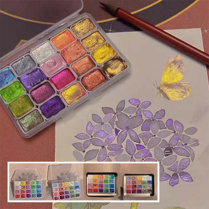 50% DISCOUNT | Sparkling colours that bring watercolours to life (20 colours) [Last day discount].