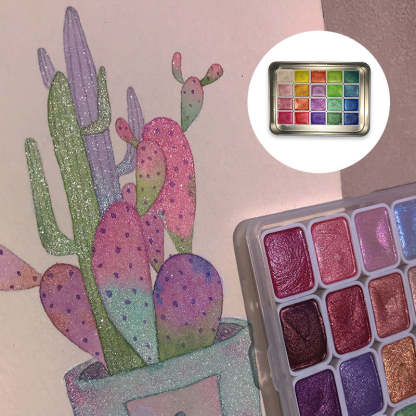 50% DISCOUNT | Sparkling colours that bring watercolours to life (20 colours) [Last day discount].