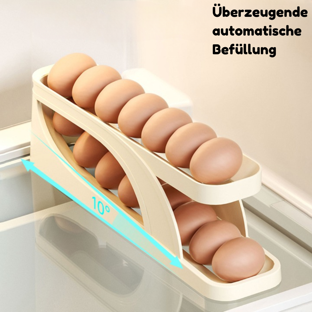 Automatisch rollendes Eierregal (1+1 GRATIS)