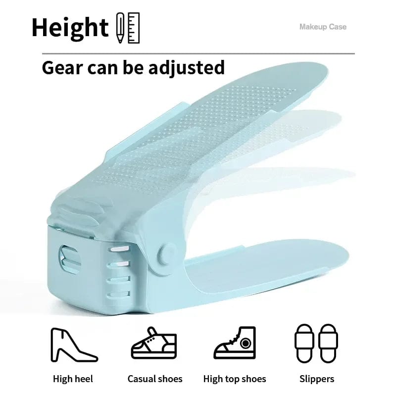 Double-layer shoe rack storage artifact
