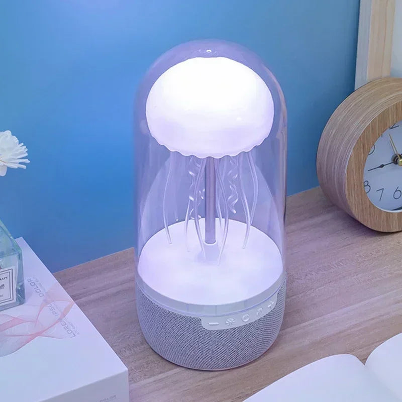 Creative Jellyfish Lamp Speaker – Wireless Bluetooth Stereo with RGB Lights for Home & Office