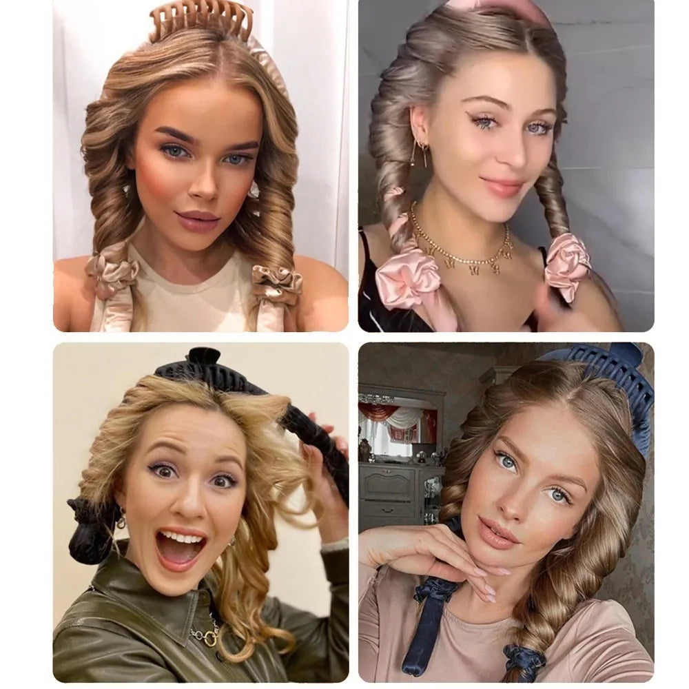 Heatless Hair Curling Wrap Kit