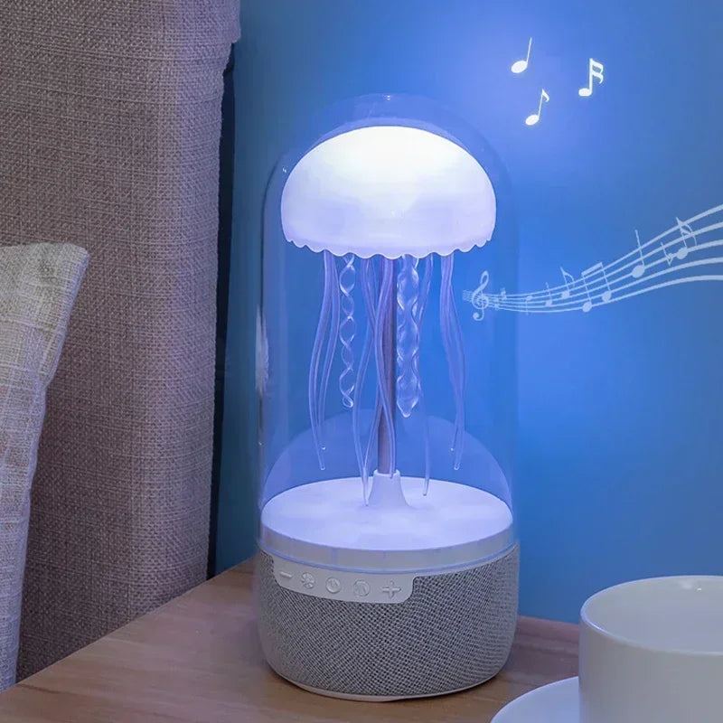 Creative Jellyfish Lamp Speaker – Wireless Bluetooth Stereo with RGB Lights for Home & Office