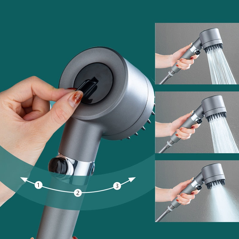 High Pressure Shower Head 3 Modes