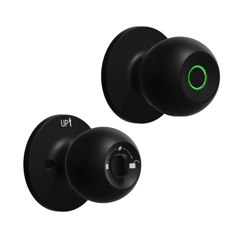 TinewSmart Door knob, Fingerprint Smart Lock Biometric Door knob with