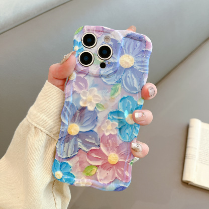 Twist flower phone case