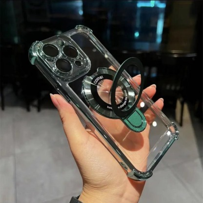 Electroplating bracket magnetic mobile phone case