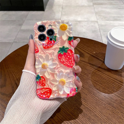 Twist flower phone case