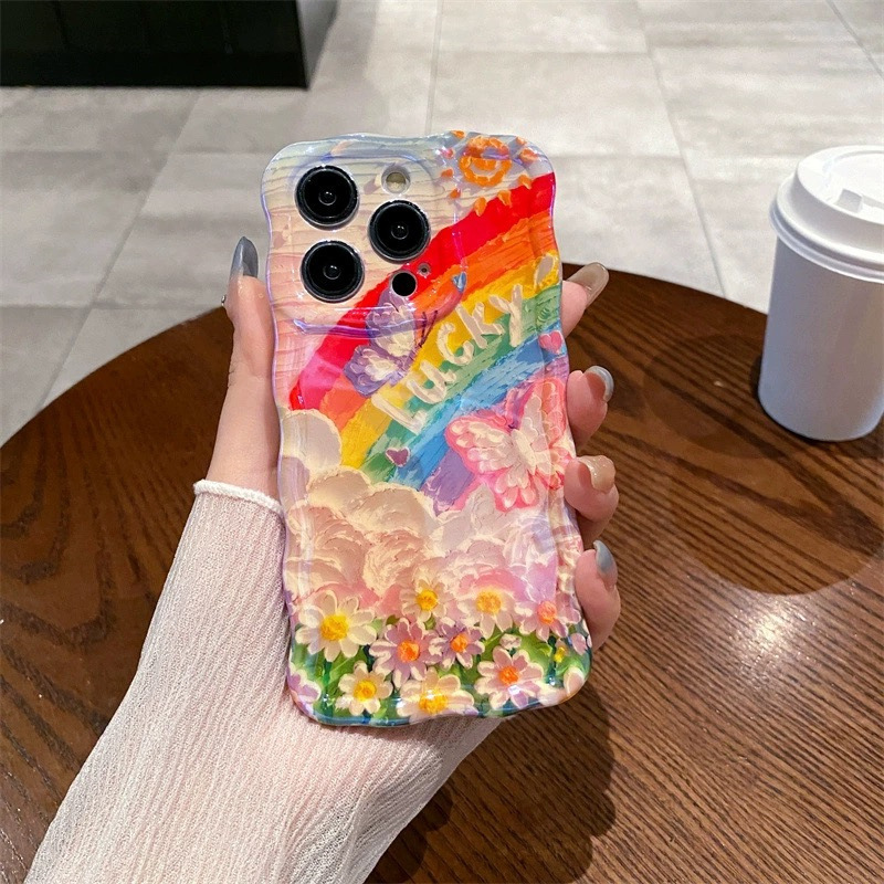 Twist flower phone case