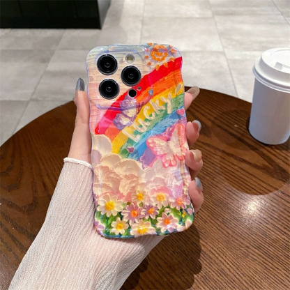 Twist flower phone case