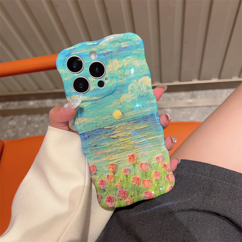 Twist flower phone case