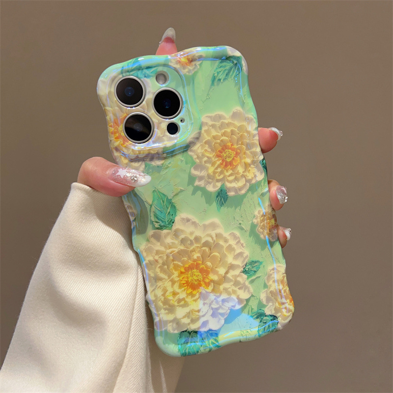 Twist flower phone case