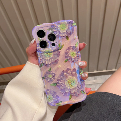 Twist flower phone case