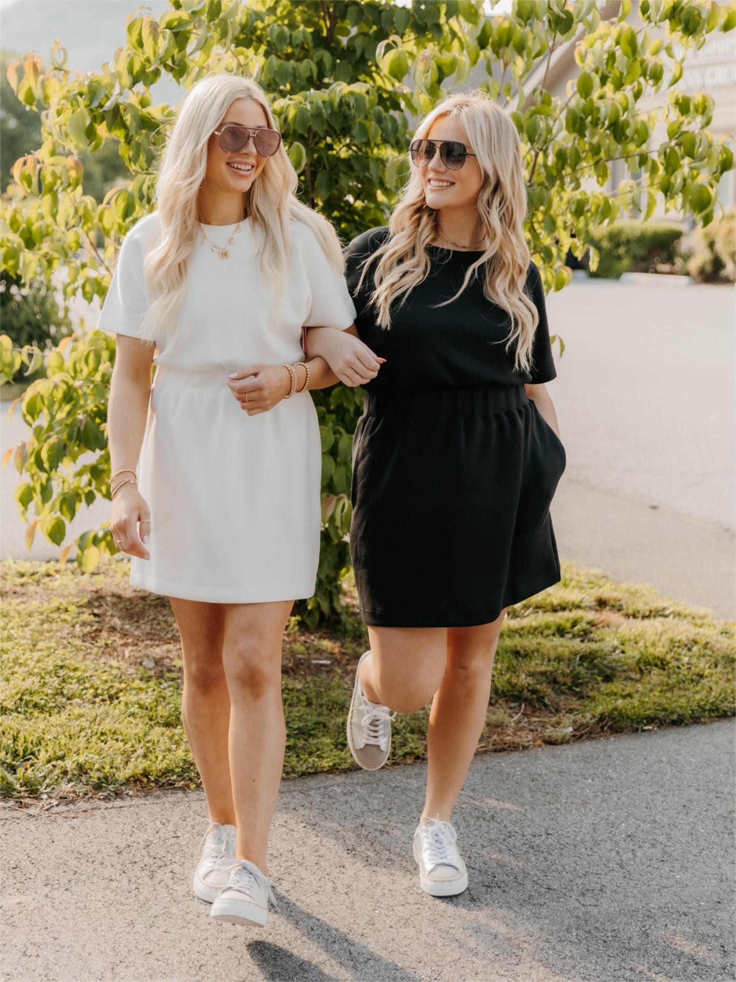 Cinched T-Shirt Dress(BUY 2 FREE SHIPPING)
