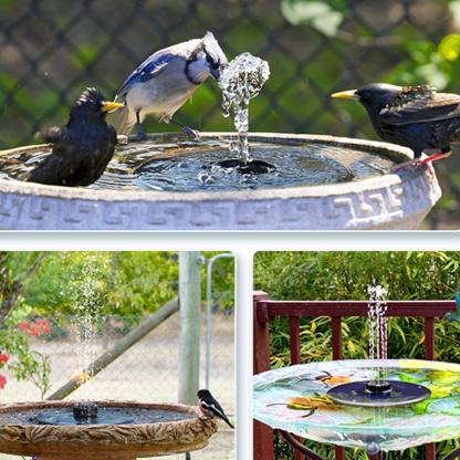 Solar Powered Water Pump for Bird Bath, Pond, Patio or Outdoor Garden Decoration