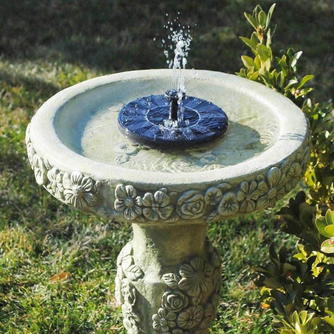 Solar Powered Water Pump for Bird Bath, Pond, Patio or Outdoor Garden Decoration