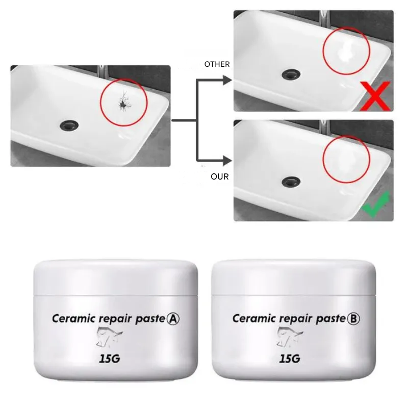 Tile repair paste set