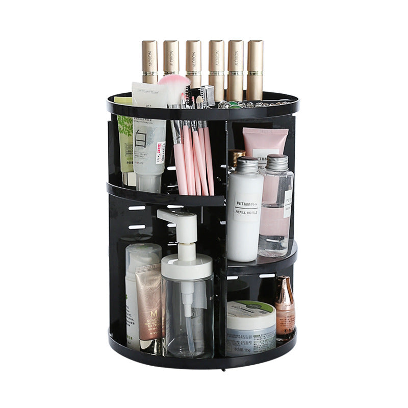 360° Rotating Shelf | Adjustable Cosmetic Organizer