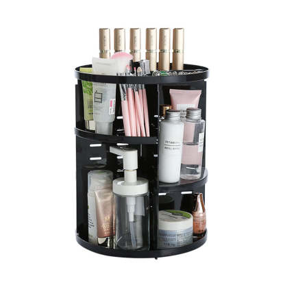 360° Rotating Shelf | Adjustable Cosmetic Organizer