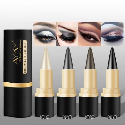 🎉Natural Black Long Wear Gel Eyeliner Cream, Waterproof, Natural formula, safe and harmless, Mild & Easy To Remove