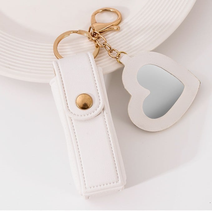 Lip Oil Keychain - Mirror & Oil 2-in-1 ❤️