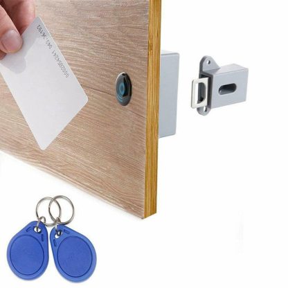 Electronic Cabinet Lock DIY For Wooden Drawer Cabinet(Black)