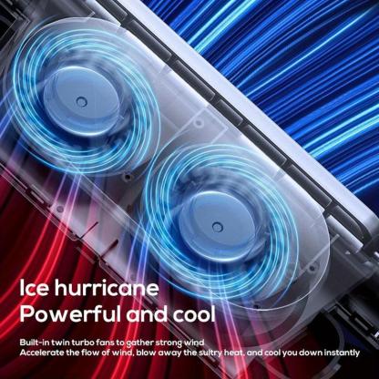Car Seat Fan USB Plug-in Dual Turbo High Wind Power Car Interior Rear Pillow Car Fan