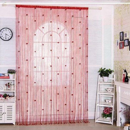 Rose Flower Door Curtain
