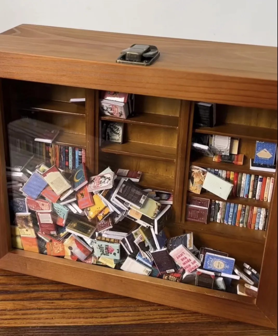 📚Shake Away Your Anxiety Bookshelf Decoration