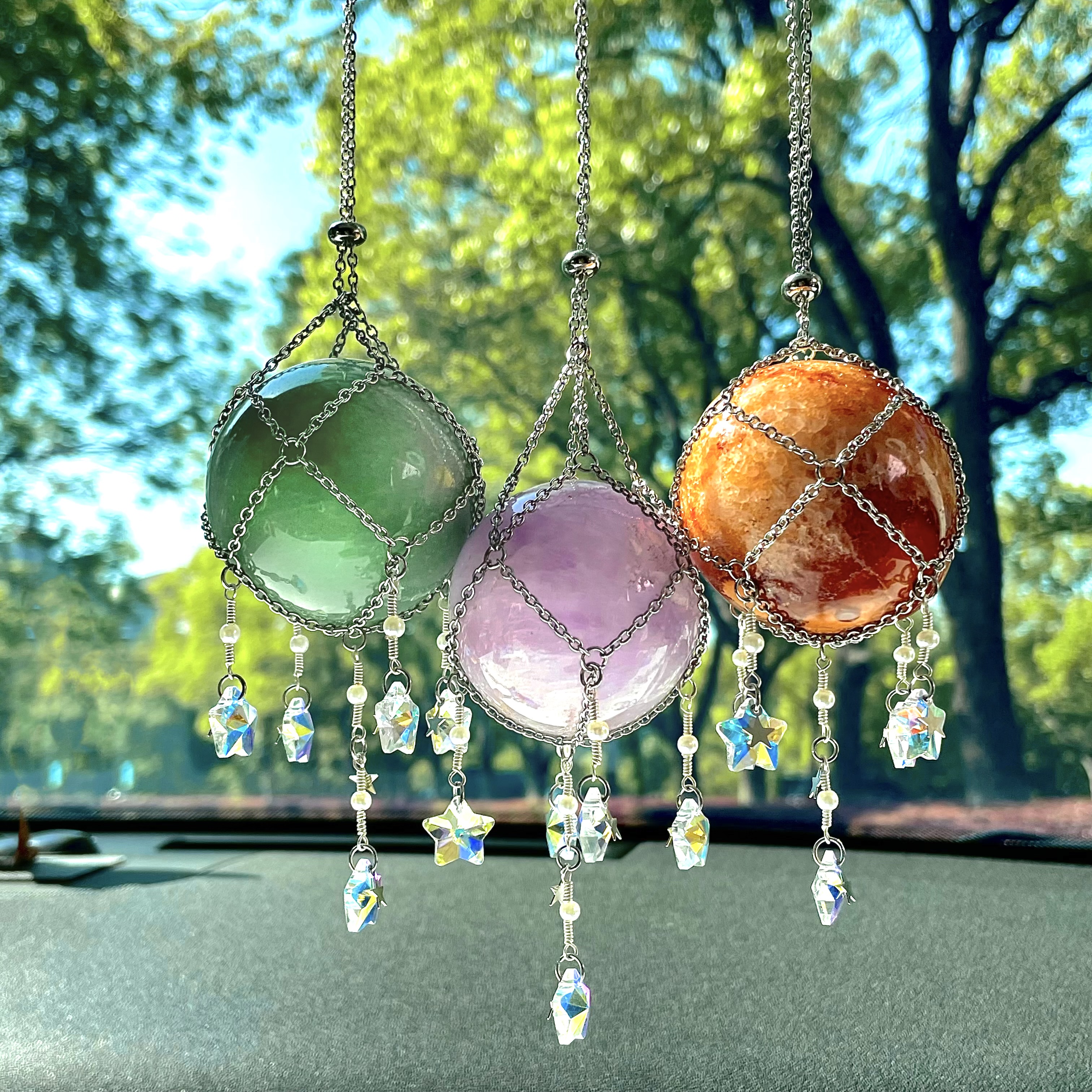 Interchangeable Crystal Sphere Net