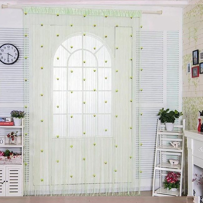 Rose Flower Door Curtain