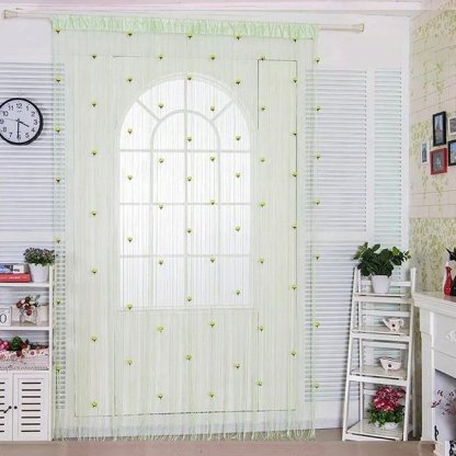 Rose Flower Door Curtain