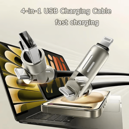 🎄🔥Last Day🔥  4-in-1 USB Charging Cable fast charging MAX 240W