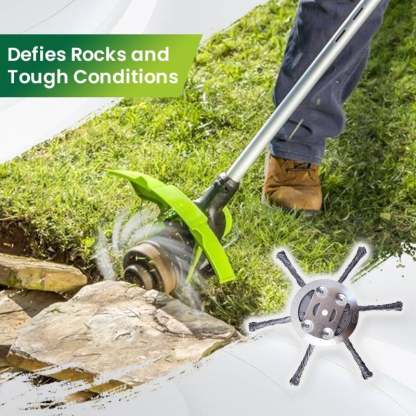 🔥👨‍🌾6 inch Steel Wire Brush Cutter Trimmer Head