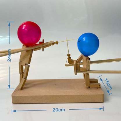 Holzzaun-Schlacht Ballonspielzeug