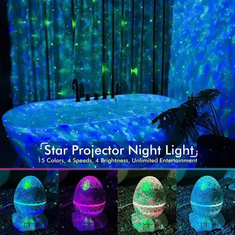 LED Galaxy Projector with Bluetooth Speaker
