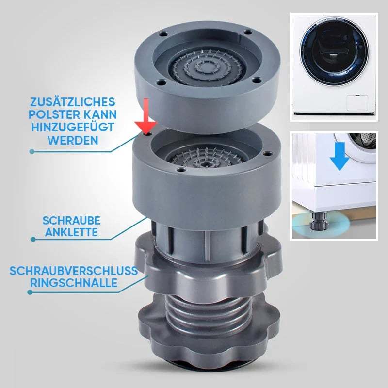 Height-adjustable washing machine bracket (4 pieces)