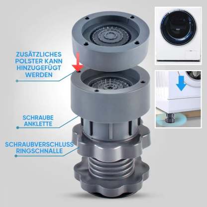 Height-adjustable washing machine bracket (4 pieces)