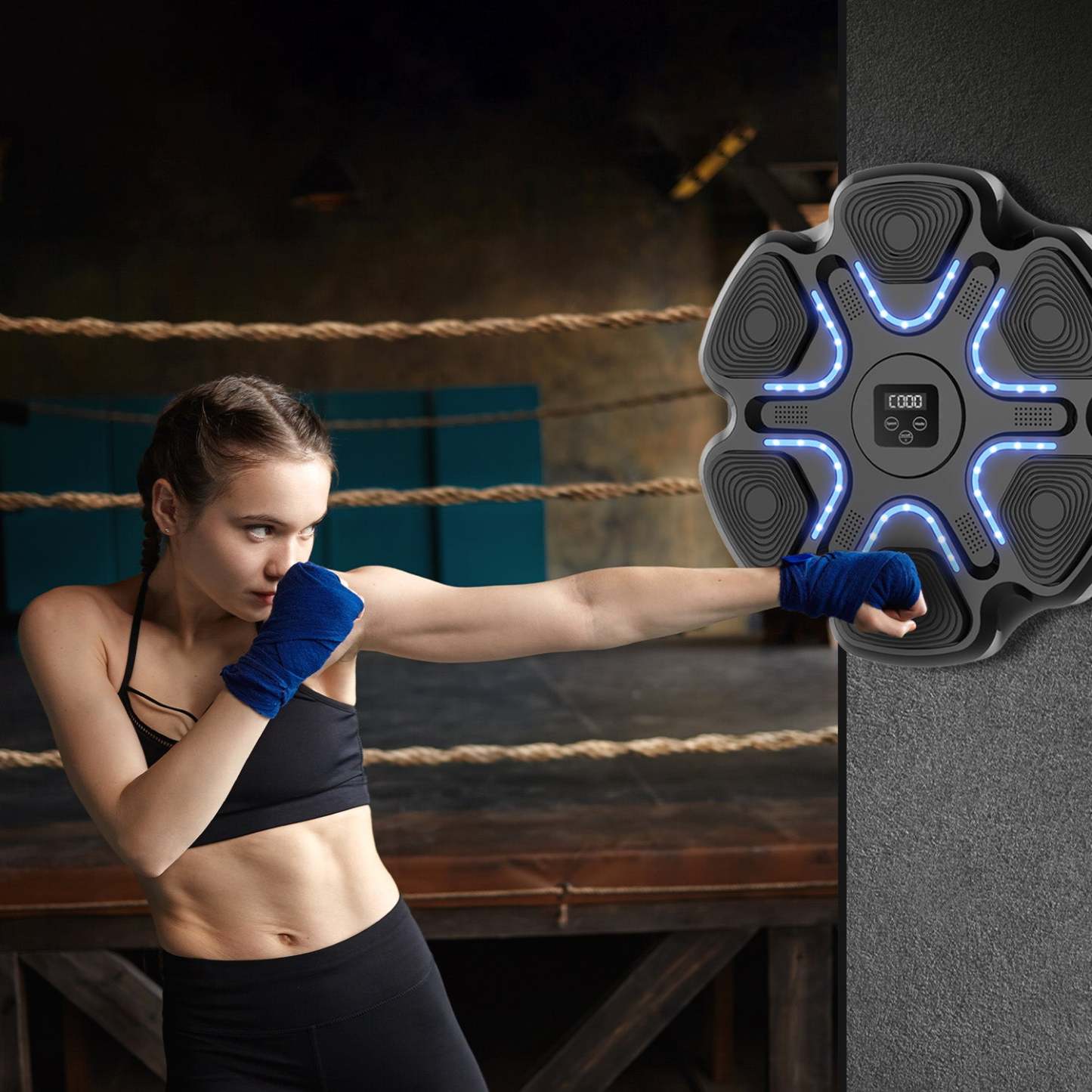 Music Boxing Machine with Boxing Gloves(Adult Edition)