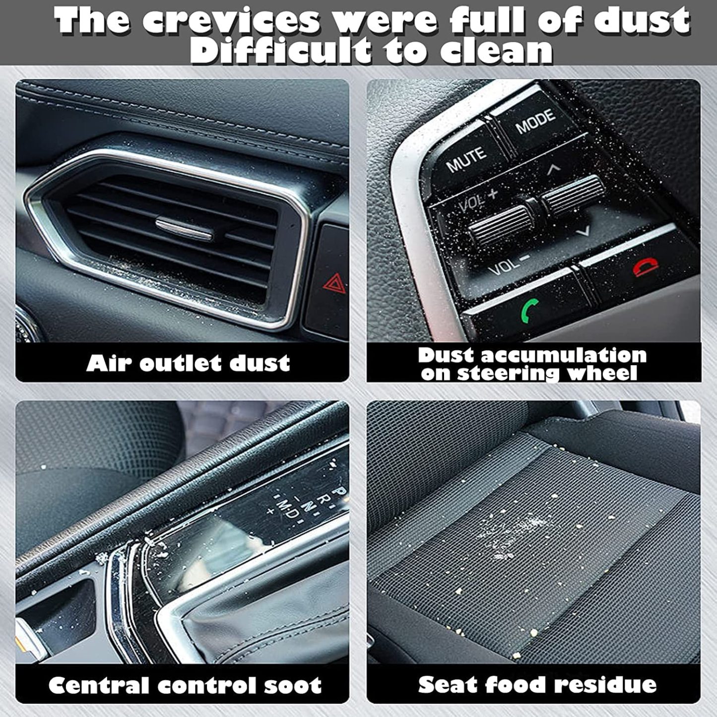 🚗Car Interior Cleaning Multi-Tool Brush(2PCS)