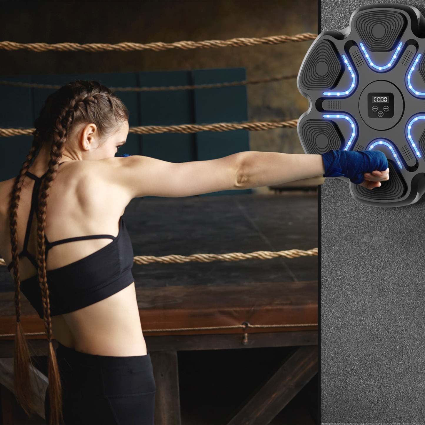 Music Boxing Machine with Boxing Gloves(Adult Edition)
