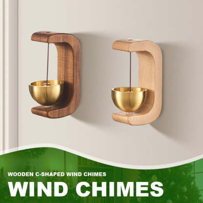 Wooden C-shaped Wind Chime - Buy 3 get 2 free