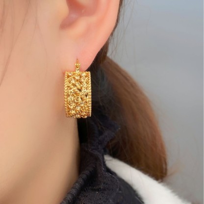 Vintage Delicate Hoop Earrings A Pair