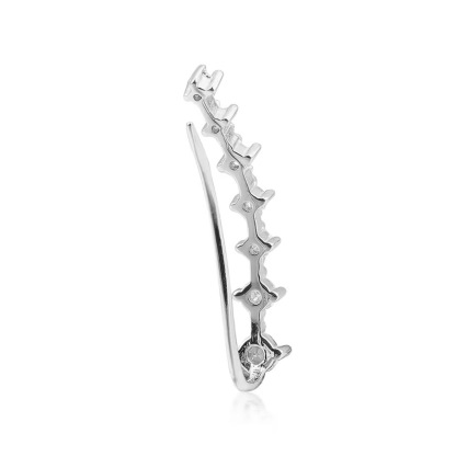 Zircon meteor falling starry sky single ear hole adjustable diamond inlaid zircon earrings