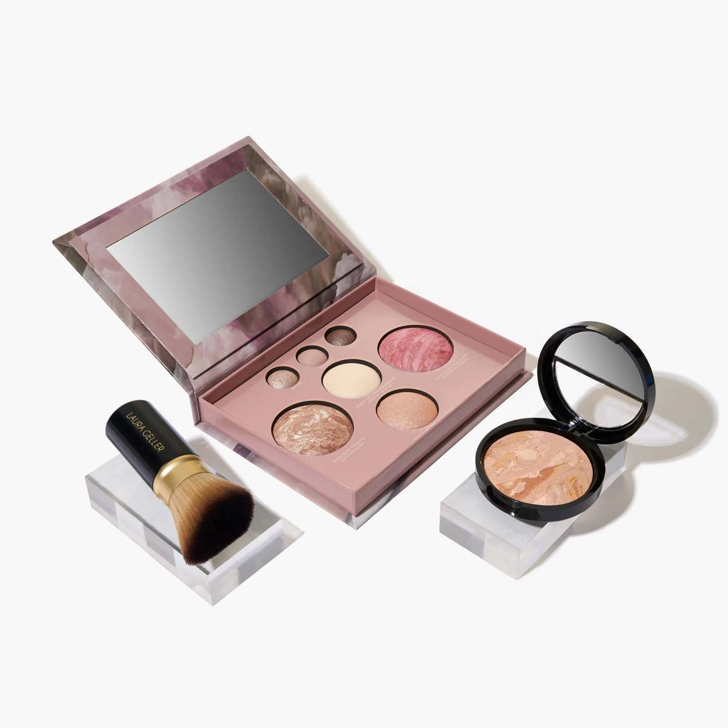🔥Multifunctional makeup palette, eyeshadow, contouring, blush and highlighter in one palette