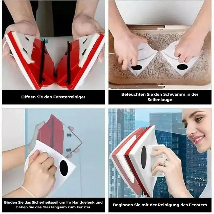 Clean Both Sides of Your Windows Safely and Quickly