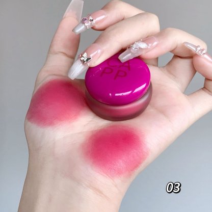 🔥✨ Free Lipstick Brushes⏰ 💥🔥Lip&Cheek Blurry Pudding Pot with Keyring
